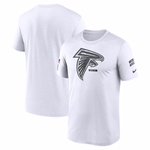 Atlanta Falcons Nike 2024 Salute To Service Legend Performance T-Shirt – White