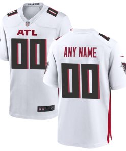 Atlanta Falcons Nike Custom Game Jersey – White