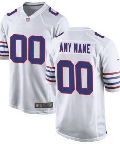 Buffalo Bills Nike Alternate Custom Game Jersey – White