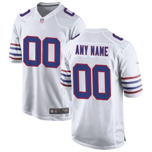 Buffalo Bills Nike Alternate Custom Game Jersey – White