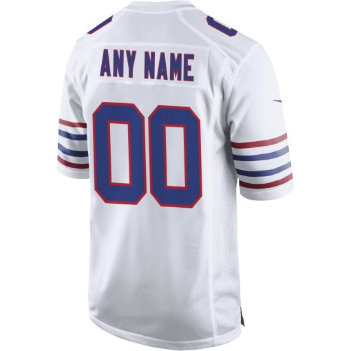 Buffalo Bills Nike Alternate Custom Game Jersey – White - Image 3