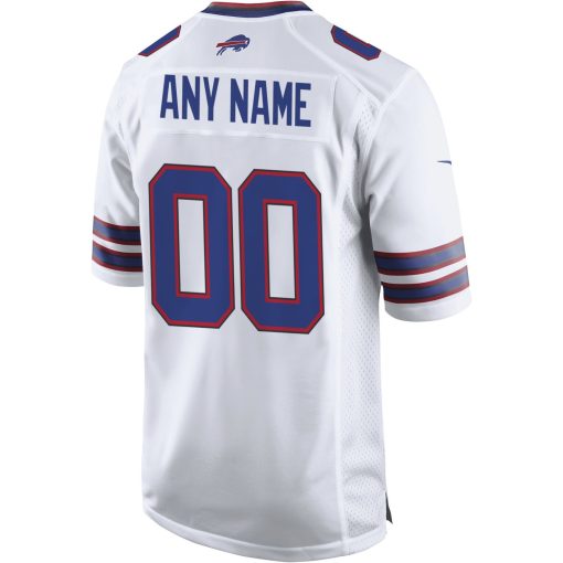 Buffalo Bills Nike Custom Game Jersey – White - Image 3