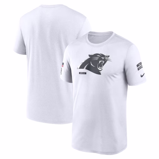 Carolina Panthers Nike 2024 Salute To Service Legend Performance T-Shirt – White