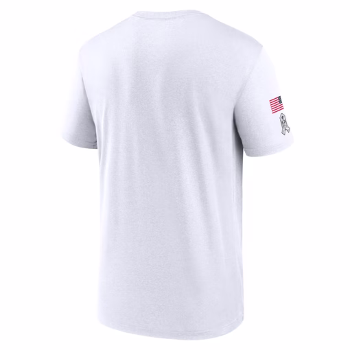 Carolina Panthers Nike 2024 Salute To Service Legend Performance T-Shirt – White - Image 3