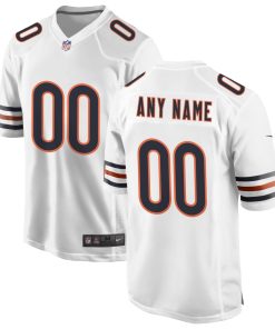 Chicago Bears Nike Custom Game Jersey – White