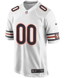 Alternative view of Chicago Bears Nike Custom Game Jersey – White