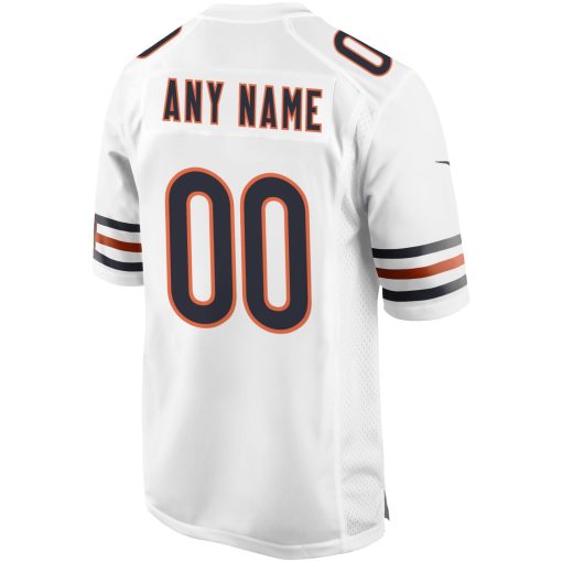 Chicago Bears Nike Custom Game Jersey – White - Image 3