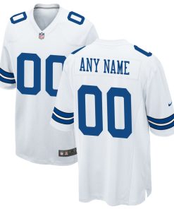 Dallas Cowboys Nike Custom Game Jersey – White