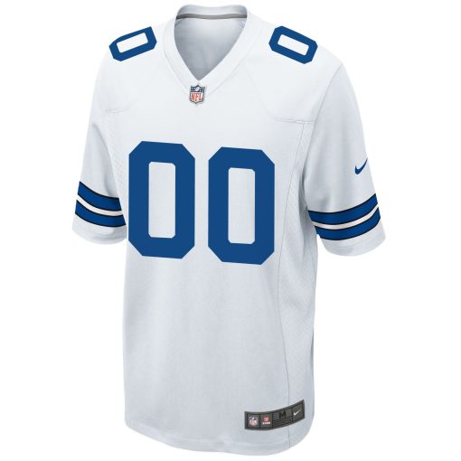 Dallas Cowboys Nike Custom Game Jersey – White - Image 2