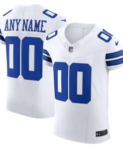 Dallas Cowboys Nike Vapor F.U.S.E. Elite Custom Jersey – White