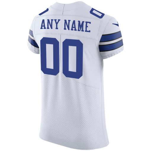 Dallas Cowboys Nike Vapor Untouchable Custom Elite Jersey – White - Image 3