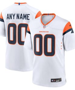 Denver Broncos Nike Mile High Collection Custom Game Jersey – White