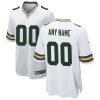 Green Bay Packers Nike Custom Game Jersey – White