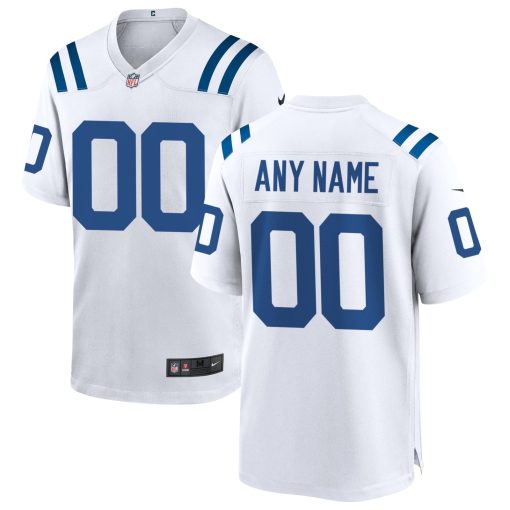 Indianapolis Colts Nike Custom Game Jersey – White