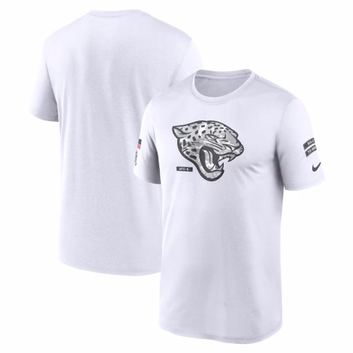 Jacksonville Jaguars Nike 2024 Salute To Service Legend Performance T-Shirt – White