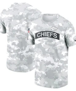 Men’s Kansas City Chiefs Nike White 2024 Salute To Service Big & Tall Performance T-Shirt