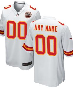 Kansas City Chiefs Nike Custom Game Jersey – White