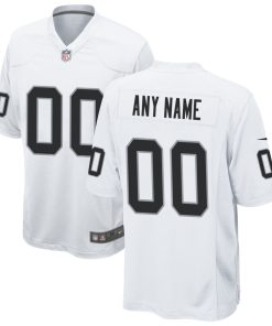 Las Vegas Raiders Nike Custom Game Jersey – White