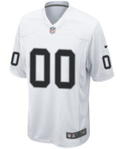 Alternative view of Las Vegas Raiders Nike Custom Game Jersey – White