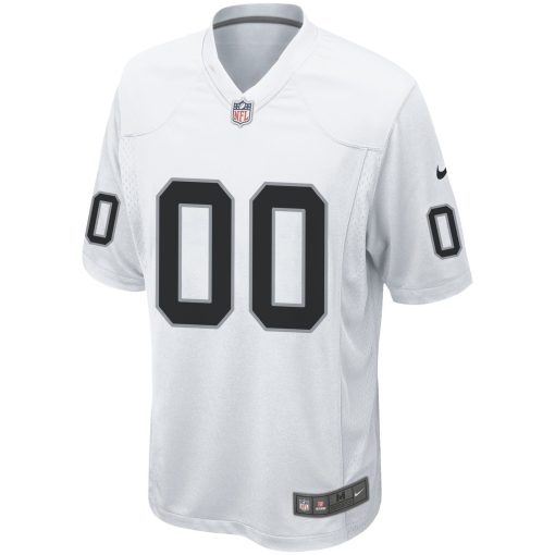 Las Vegas Raiders Nike Custom Game Jersey – White - Image 2