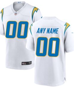 Los Angeles Chargers Nike Custom Game Jersey – White