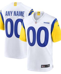 Los Angeles Rams Nike Alternate Custom Jersey – White