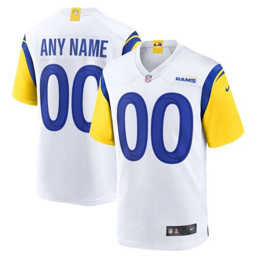 Los Angeles Rams Nike Alternate Custom Jersey – White