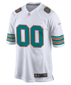 Alternative view of Miami Dolphins Nike Alternate Custom Game Jersey – White