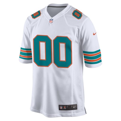 Miami Dolphins Nike Alternate Custom Game Jersey – White - Image 2