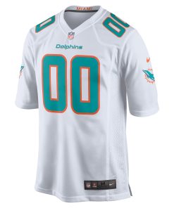 Alternative view of Miami Dolphins Nike Custom Game Jersey – White