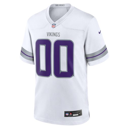 Minnesota Vikings Nike Alternate Custom Game Jersey – White - Image 2