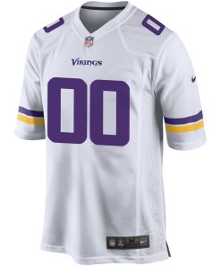 Alternative view of Minnesota Vikings Nike Custom Game Jersey – White