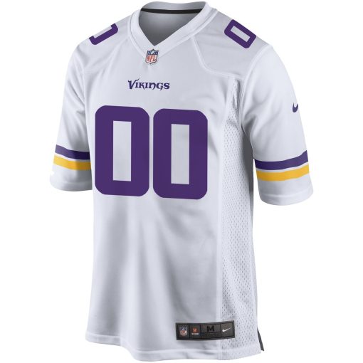 Minnesota Vikings Nike Custom Game Jersey – White - Image 2