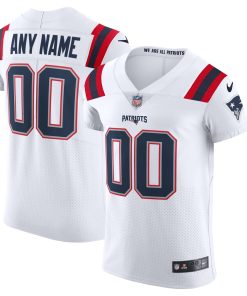 New England Patriots Nike Vapor Elite Custom Jersey – White