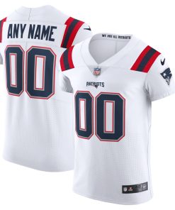 New England Patriots Nike Vapor Elite Custom Jersey – White