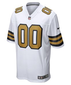 Alternative view of New Orleans Saints Nike Alternate Custom Game Jersey – White