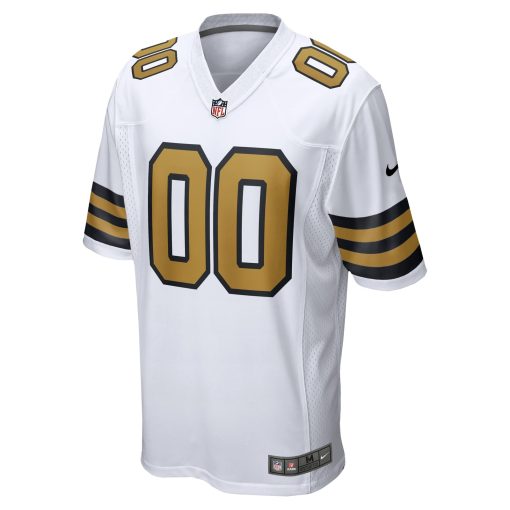 New Orleans Saints Nike Alternate Custom Game Jersey – White - Image 2