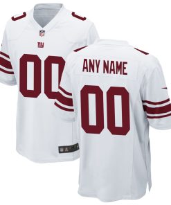 New York Giants Nike Custom Game Jersey – White