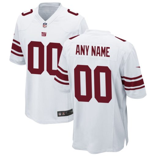 New York Giants Nike Custom Game Jersey – White