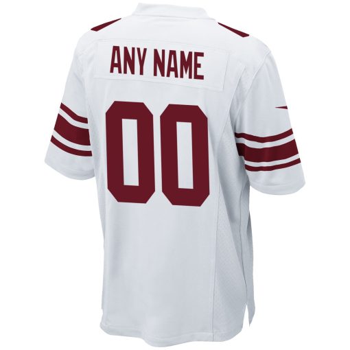 New York Giants Nike Custom Game Jersey – White - Image 3
