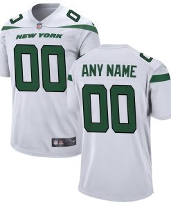New York Jets Nike Custom Game Jersey – White