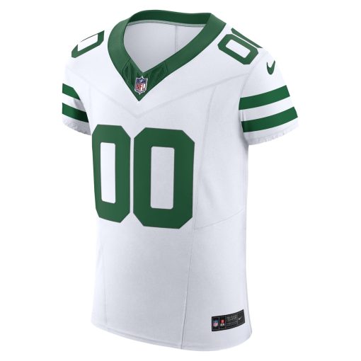 New York Jets Nike Vapor F.U.S.E. Elite Custom Jersey – White - Image 2