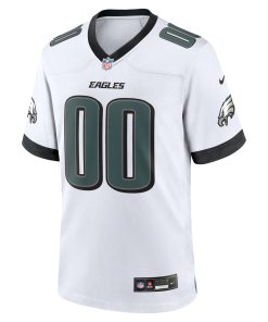 Alternative view of Philadelphia Eagles Nike Custom Game Jersey – White