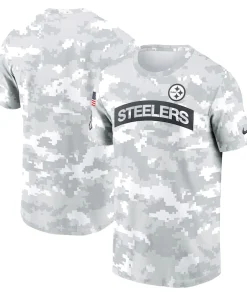 Men’s Pittsburgh Steelers Nike White 2024 Salute To Service Big & Tall Performance T-Shirt