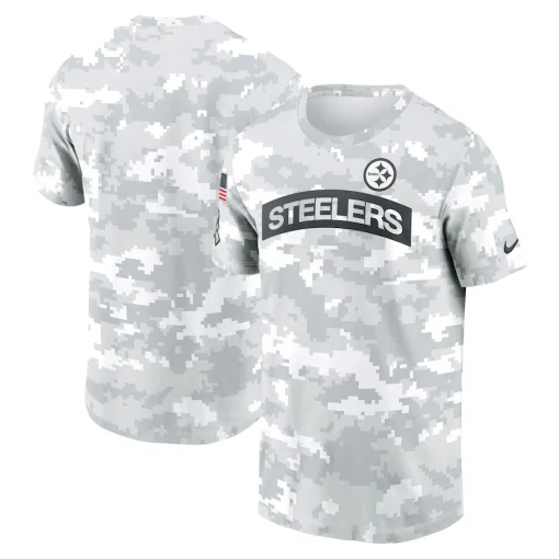 Men’s Pittsburgh Steelers Nike White 2024 Salute To Service Big & Tall Performance T-Shirt