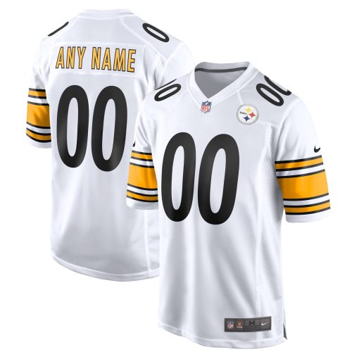 Pittsburgh Steelers Nike Game Custom Jersey – White