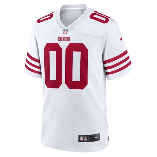 San Francisco 49ers Nike Game Custom Player Jersey – White - Image 2