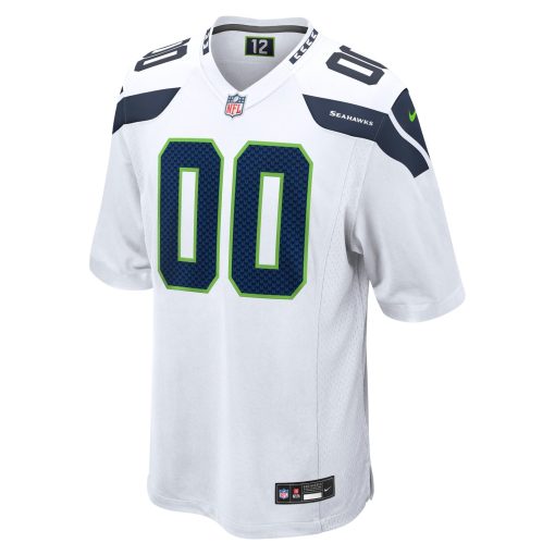 Seattle Seahawks Nike Custom Game Jersey – White - Image 2