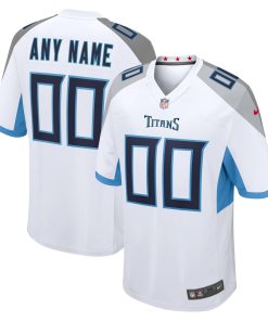 Tennessee Titans Nike Custom Game Jersey – White