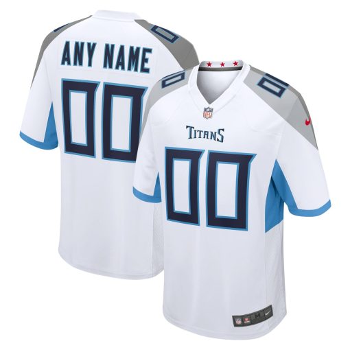 Tennessee Titans Nike Custom Game Jersey – White